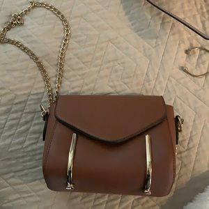 Brown shoulder bag